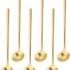 House Of Husk® Lange Theelepels Set - Latte Macchiato Lepels - Koffielepels - Theelepeltjes - RVS - 17cm - 6 Stuks - Goud -Keuken Benodigdheden Winkel 1006x1200