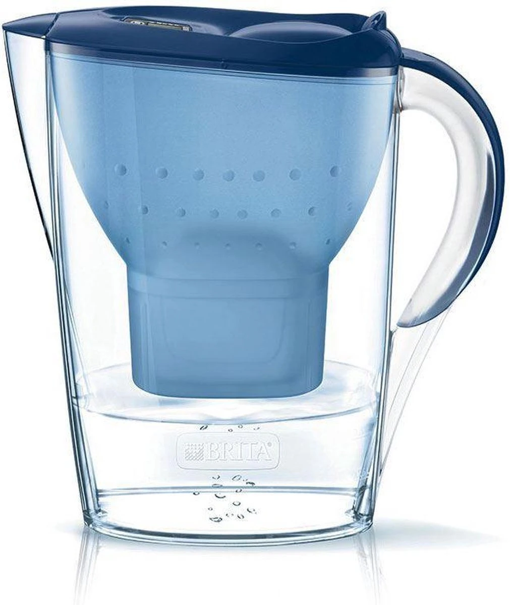BRITA - Waterfilterkan Marella Cool - Blauw - 2,4L + 3 MAXTRA+ Waterfilterpatronen 4 BRITA - Waterfilterkan Marella Cool - Blauw - 2,4L + 3 MAXTRA+ Waterfilterpatronen - Afbeelding 2