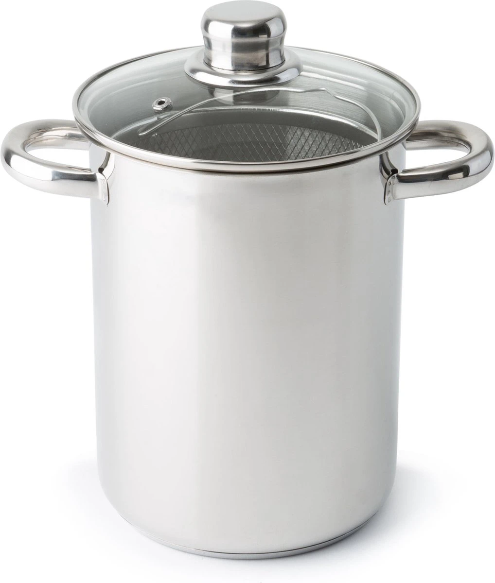 Imperial Kitchen Asperge/pastapan - 19x14cm - RVS 3 Imperial Kitchen Asperge/pastapan - 19x14cm - RVS - Afbeelding 2