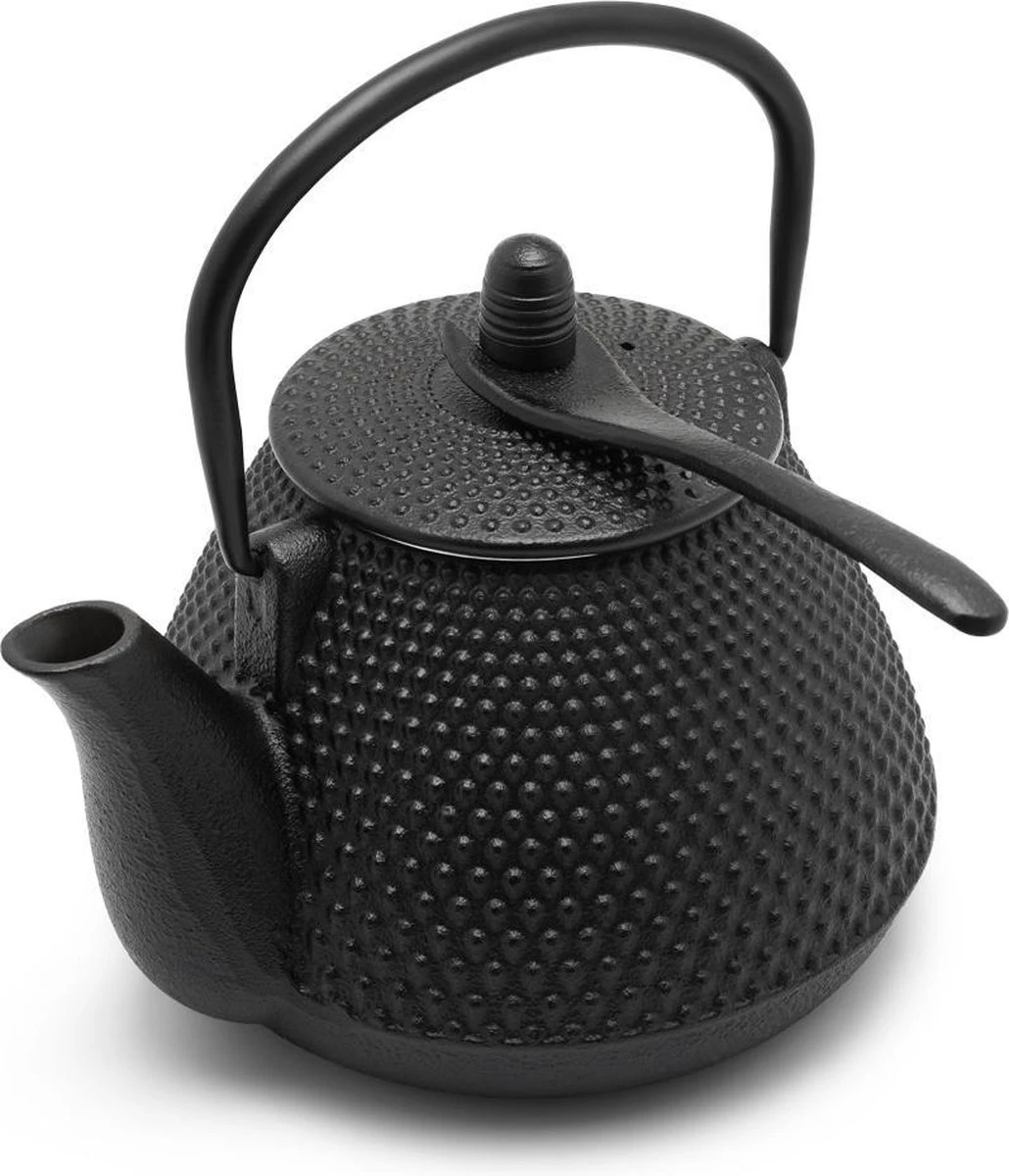 Bredemeijer - Theepot Wuhan 1,0L Gietijzer Zwart 9 Bredemeijer - Theepot Wuhan 1,0L Gietijzer Zwart - Afbeelding 7