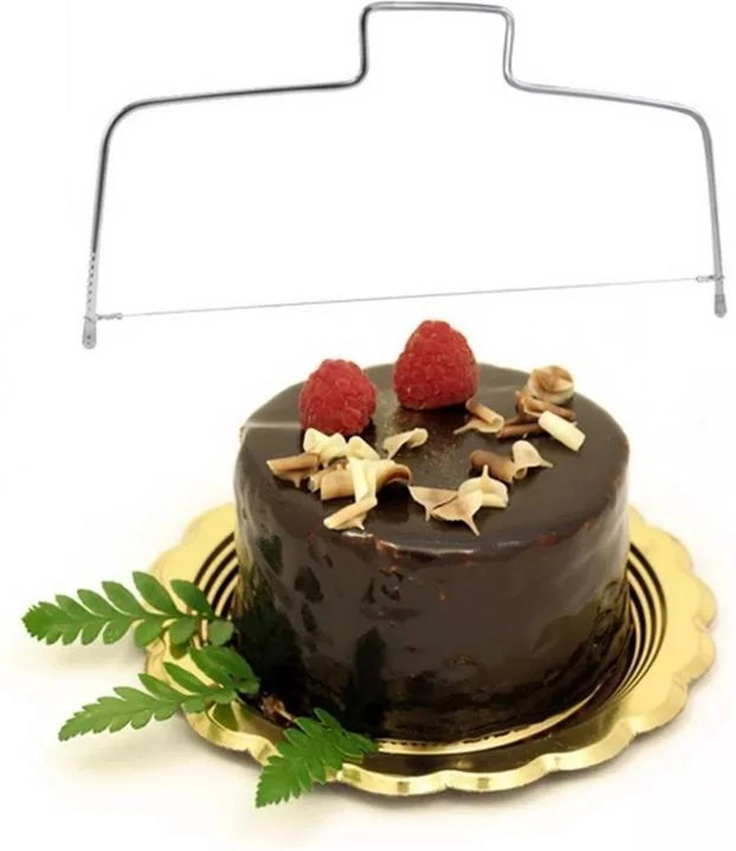 LOUZIR Professionele Taartsnijder - RVS - Taart Zaag - Cake Snijder 3 LOUZIR Professionele Taartsnijder - RVS - Taart Zaag - Cake Snijder - Afbeelding 2