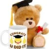 Geslaagd Gefeliciteerd Cadeau Mok / Beker Inclusief Afstudeer Kado Knuffel 2 Geslaagd Gefeliciteerd Cadeau Mok / Beker Inclusief Afstudeer Kado Knuffel -Keuken Benodigdheden Winkel 1052x1200 3