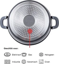 Cheffinger 28cm Lage Kookpot / Braadpan - CF-SC28 12 Cheffinger 28cm Lage Kookpot / Braadpan - CF-SC28 -Keuken Benodigdheden Winkel 1110x1200