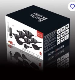 Royal Swiss® - Set Lot 33-delige - Pannenset Inductie - Steengoeden - Afneembare Handgreep - Glazen Deksel - Geschikt Voor Oven - PFAS-vrij + Keukengerei 10 Royal Swiss® - Set Lot 33-delige - Pannenset Inductie - Steengoeden - Afneembare Handgreep - Glazen Deksel - Geschikt Voor Oven - PFAS-vrij + Keukengerei -Keuken Benodigdheden Winkel 1133x1200