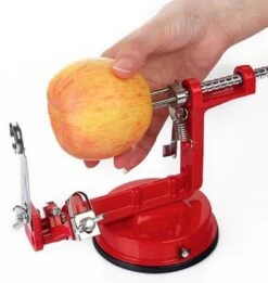3-In-1 Appelmachine Rood - Appelboor, Appelschiller En Appelsnijder - Fruitsnijder - Groentesnijder - Klokhuis Verwijderaar - Fruitmachine - Keukenapparaat 12 3-In-1 Appelmachine Rood - Appelboor, Appelschiller En Appelsnijder - Fruitsnijder - Groentesnijder - Klokhuis Verwijderaar - Fruitmachine - Keukenapparaat -Keuken Benodigdheden Winkel 1134x1200
