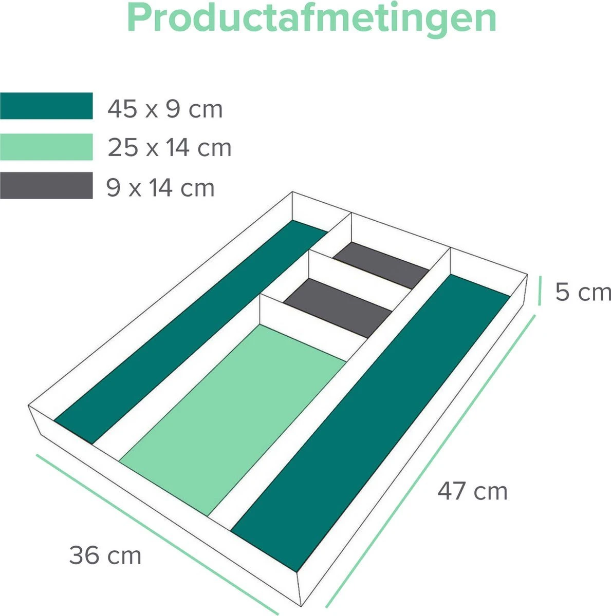 Coninx Bestekbak Bamboe 36CM Breed - Besteklade - Opbergbak - Duurzaam - Voor Laden Vanaf 47cm Diep 10 Coninx Bestekbak Bamboe 36CM Breed - Besteklade - Opbergbak - Duurzaam - Voor Laden Vanaf 47cm Diep - Afbeelding 8