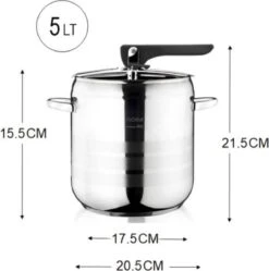 Zilan Easy - Snelkookpan - Pressure Cooker - Geschikt Voor Alle Warmtebronnen Ook Inductie - 4 Liter -Keuken Benodigdheden Winkel 1189x1200 3