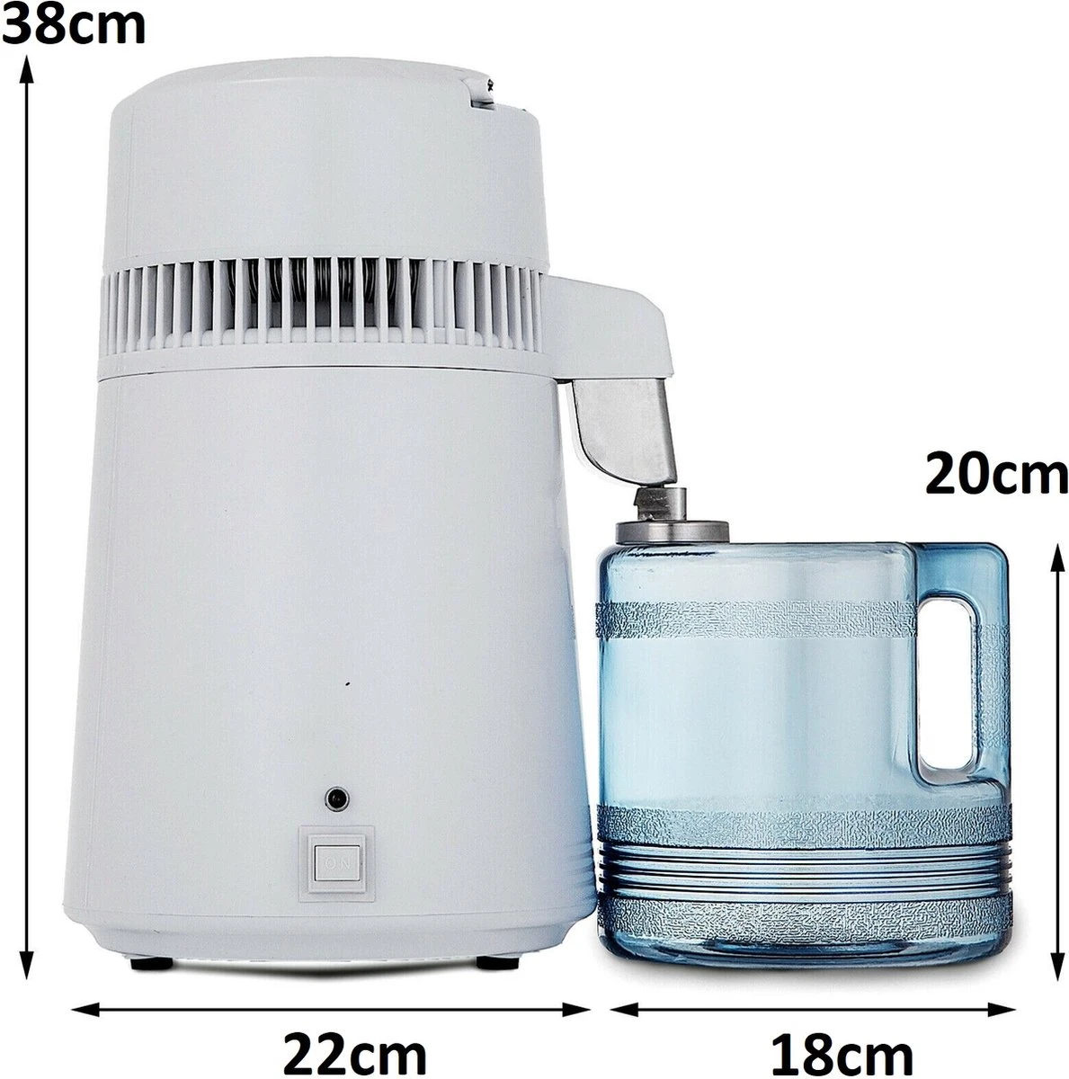 Vevor Destilleerapparaat- Destilleerketel - Water Destilleerder - 4L - Maak Zelf Gedestilleerd Water - Puur Water 7 Vevor Destilleerapparaat- Destilleerketel - Water Destilleerder - 4L - Maak Zelf Gedestilleerd Water - Puur Water - Afbeelding 5