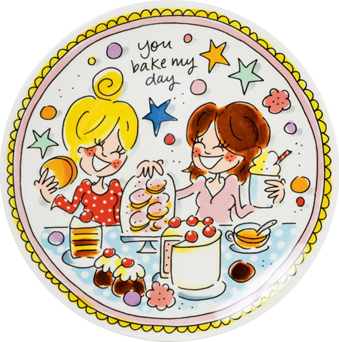 Blond Amsterdam, Even Bijkletsen: Bord Pink 18cm 3 Blond Amsterdam, Even Bijkletsen: Bord Pink 18cm