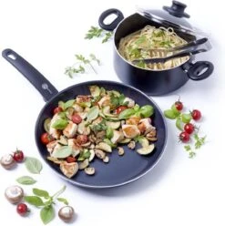 GreenPan Cambridge Koekenpan 20cm - Zwart - Inductie - PFAS-vrij 35 GreenPan Cambridge Koekenpan 20cm - Zwart - Inductie - PFAS-vrij -Keuken Benodigdheden Winkel 1195x1200 6