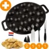 YUGN BLACK Poffertjespan Poffertjesmaker 6 Delige Set - 19 Poffertjes Incl Doseerfles Kwast Poffertjesvork Siliconen Ovenwanten - Platte Onderkant Poffertjespan Inductie Poffertjespan Elektrisch - Cadeau Tip 1 YUGN BLACK Poffertjespan Poffertjesmaker 6 Delige Set - 19 Poffertjes Incl Doseerfles Kwast Poffertjesvork Siliconen Ovenwanten - Platte Onderkant Poffertjespan Inductie Poffertjespan Elektrisch - Cadeau Tip -Keuken Benodigdheden Winkel 1196x1200 11
