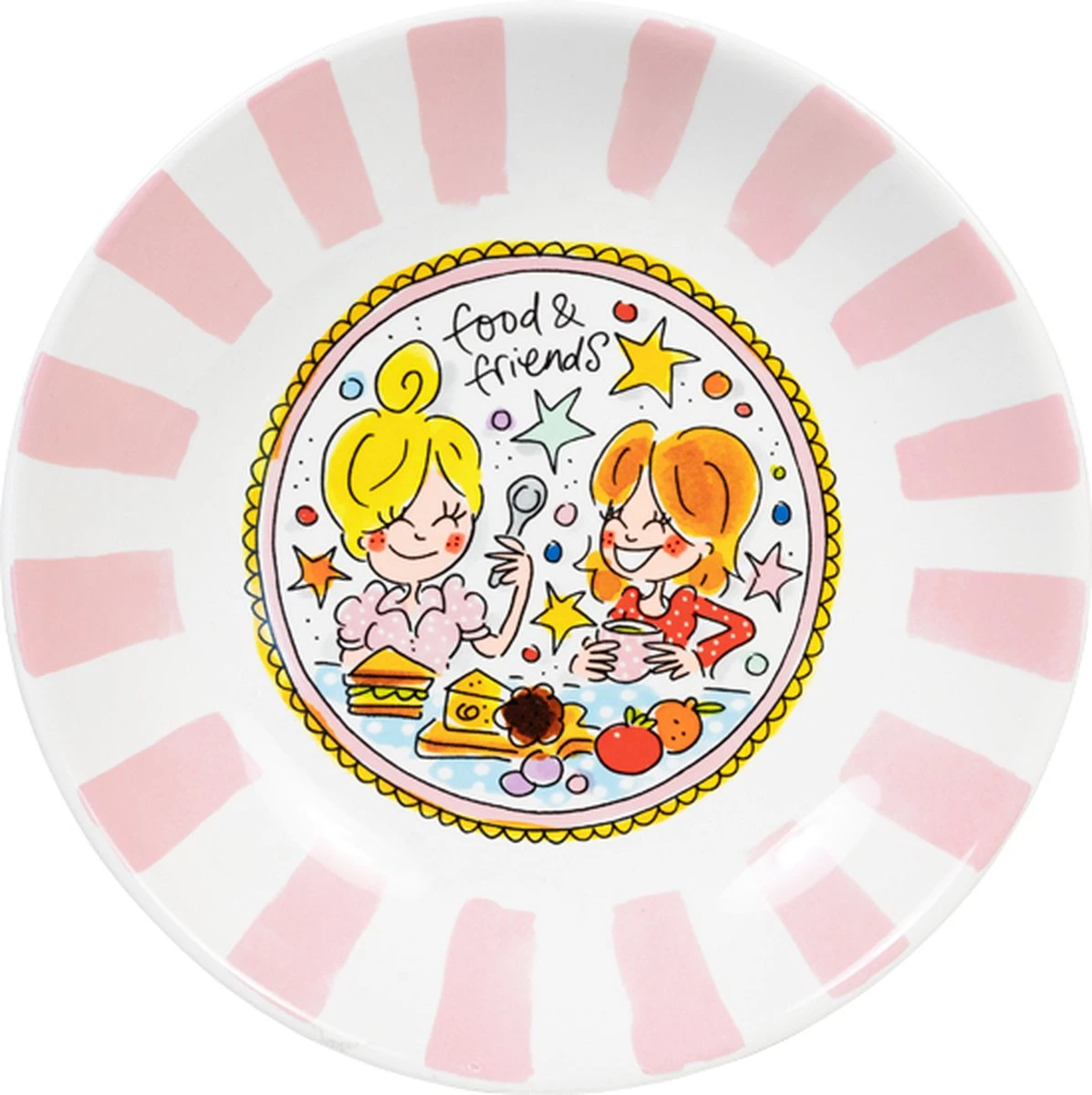 Blond Amsterdam, Even Bijkletsen, Diep Bord 23cm 3 Blond Amsterdam, Even Bijkletsen, Diep Bord 23cm