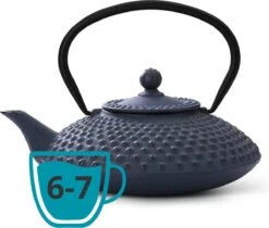Bredemeijer - Theepot Xilin 1,25L Gietijzer Blauw -Keuken Benodigdheden Winkel 1200x1021 8