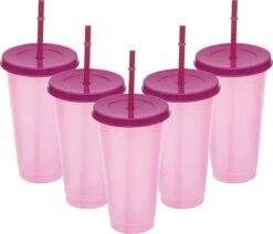 Herbruikbare Bekers Met Rietje En Deksel Van Plastic – Starbucks Design – Drinkbekers Met Rietje – Kleur Veranderende Beker – 5 Pack 14 Herbruikbare Bekers Met Rietje En Deksel Van Plastic – Starbucks Design – Drinkbekers Met Rietje – Kleur Veranderende Beker – 5 Pack -Keuken Benodigdheden Winkel 1200x1031 5