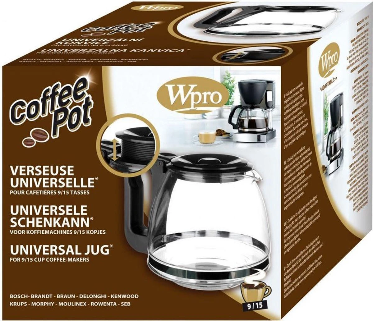 Wpro Universele Koffiekan UCF300 9/15 Kops 4 Wpro Universele Koffiekan UCF300 9/15 Kops - Afbeelding 2