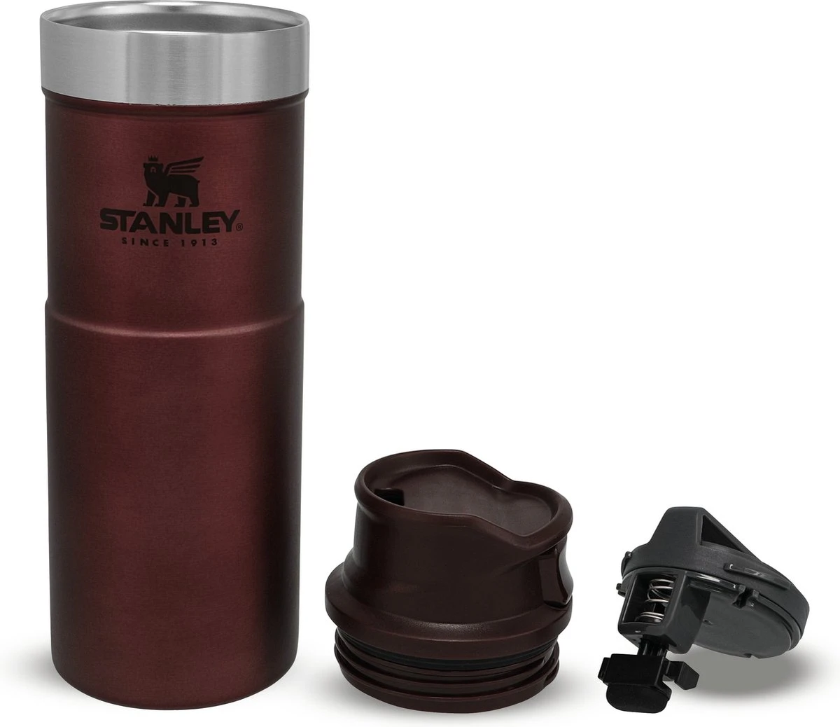 Stanley Trigger-Action Travel Mug 0.47L - Thermosfles - Wine 7 Stanley Trigger-Action Travel Mug 0.47L - Thermosfles - Wine - Afbeelding 5