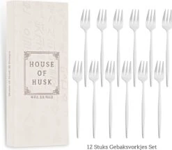 House Of Husk® Zilveren Gebaksvorkjes - Dessertvorken - Taartvorkjes - Cocktailvorken - Klein Vorkjes - 12 Stuks - RVS - 14cm 12 House Of Husk® Zilveren Gebaksvorkjes - Dessertvorken - Taartvorkjes - Cocktailvorken - Klein Vorkjes - 12 Stuks - RVS - 14cm -Keuken Benodigdheden Winkel 1200x1048 3