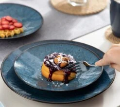 Serviesset – 16 Delig – 4 Persoons – Porselein - Luxe - Blauw 13 Serviesset – 16 Delig – 4 Persoons – Porselein - Luxe - Blauw -Keuken Benodigdheden Winkel 1200x1067 2