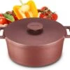 MOA Gietijzeren Braadpan - Inhoud 4,75 Liter - 26CM - Rond - Alle Warmtebronnen - Ook Voor Inductie - Gewicht 5,8 Kg - Bordeaux Rood - MC26BR 2 MOA Gietijzeren Braadpan - Inhoud 4,75 Liter - 26CM - Rond - Alle Warmtebronnen - Ook Voor Inductie - Gewicht 5,8 Kg - Bordeaux Rood - MC26BR -Keuken Benodigdheden Winkel 1200x1070 1
