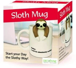 Decodyne Luiaard Luie Grappige Koffiemok, Grappige Cadeaus Voor Vrouwen En Mannen 35 Cl -Keuken Benodigdheden Winkel 1200x1072 6