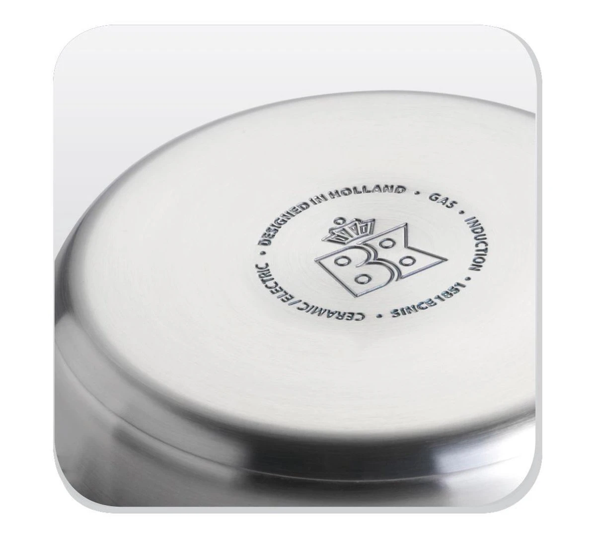 BK Q-linair Classic Pannenset - 5 Delig - RVS - Veilig Afgietsysteem - Inductie 18 BK Q-linair Classic Pannenset - 5 Delig - RVS - Veilig Afgietsysteem - Inductie - Afbeelding 16