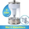 ZeroWater 9 Liter Waterfilter Kan - COMBI DEAL Met 5 Waterfilters 1 ZeroWater 9 Liter Waterfilter Kan - COMBI DEAL Met 5 Waterfilters -Keuken Benodigdheden Winkel 1200x1082 4