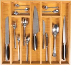 Grote Bestekbak Bamboe 51x47cm | Besteklade Van Coninx | Bestekhouder | Opbergbak | Duurzaam | Voor Laden Van 47cm Diep -Keuken Benodigdheden Winkel 1200x1096 1