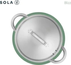 Sola Pannenset Blizz - 4 Delig - Ø Cm - Zilver - RVS - Sandwichbodem -Keuken Benodigdheden Winkel 1200x1098 2