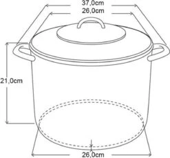 Michelino RVS Soeppan - 10 Liter - Vaatwasserbestendigd 5 Michelino RVS Soeppan - 10 Liter - Vaatwasserbestendigd -Keuken Benodigdheden Winkel 1200x1113 10