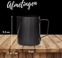 Merkloos Pazzo Goods - Melkkan - Melkkannetje Opschuim - Zwart - 350 Ml - Premium Kwaliteit - RVS - 13 Merkloos Pazzo Goods - Melkkan - Melkkannetje Opschuim - Zwart - 350 Ml - Premium Kwaliteit - RVS - -Keuken Benodigdheden Winkel 1200x1116 5