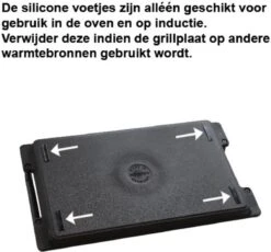 Eurolux Grillplaat Met Grepen - 41 X 24 X 2.5 Cm - Zwart - Aluminium - Geschikt Voor Alle Warmtebronnen 16 Eurolux Grillplaat Met Grepen - 41 X 24 X 2.5 Cm - Zwart - Aluminium - Geschikt Voor Alle Warmtebronnen -Keuken Benodigdheden Winkel 1200x1119 3