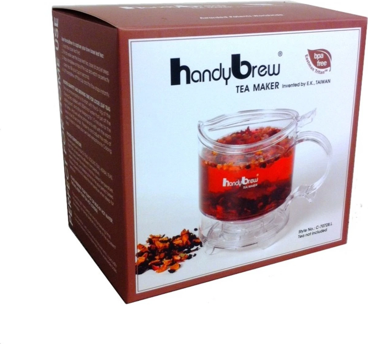 Merkloos HandyBrew Tea Maker - Theezetter - 500ml 6 Merkloos HandyBrew Tea Maker - Theezetter - 500ml - Afbeelding 4