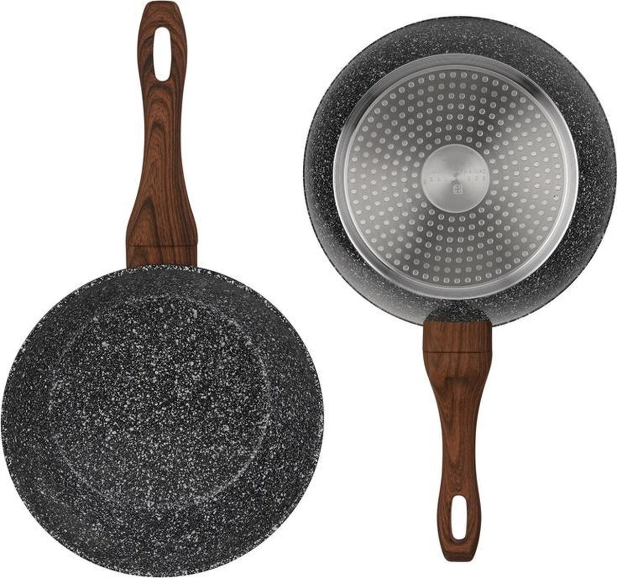 Edënbërg Stonetec Line - Wokpan Keramisch - 24 Cm - 3-laags Anti-aanbaklaag! 5 Edënbërg Stonetec Line - Wokpan Keramisch - 24 Cm - 3-laags Anti-aanbaklaag! - Afbeelding 3