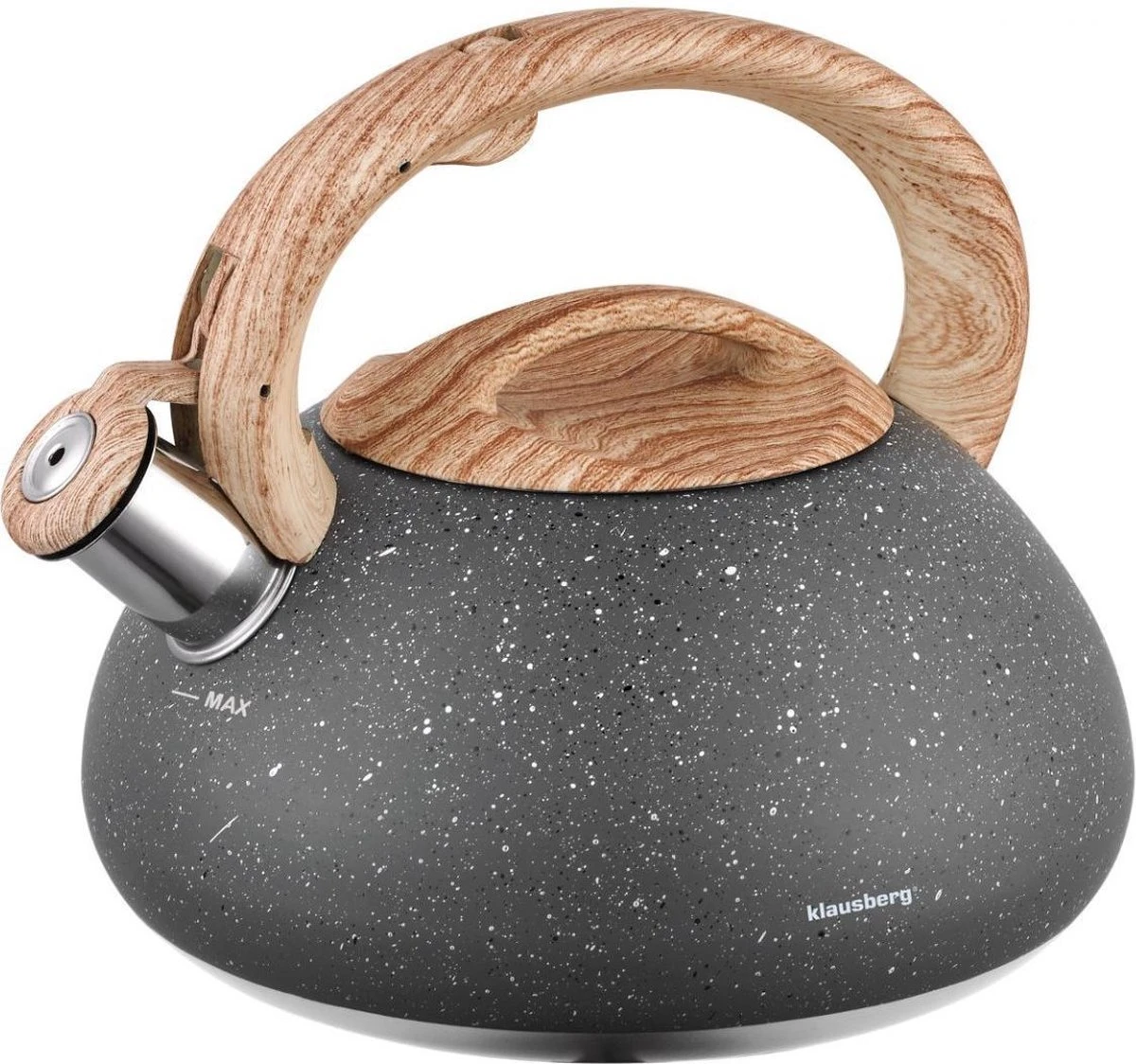 Klausberg KB-7250 Fluitketel - 2,7L - Rvs - Alle Warmtebronnen 3 Klausberg KB-7250 Fluitketel - 2,7L - Rvs - Alle Warmtebronnen