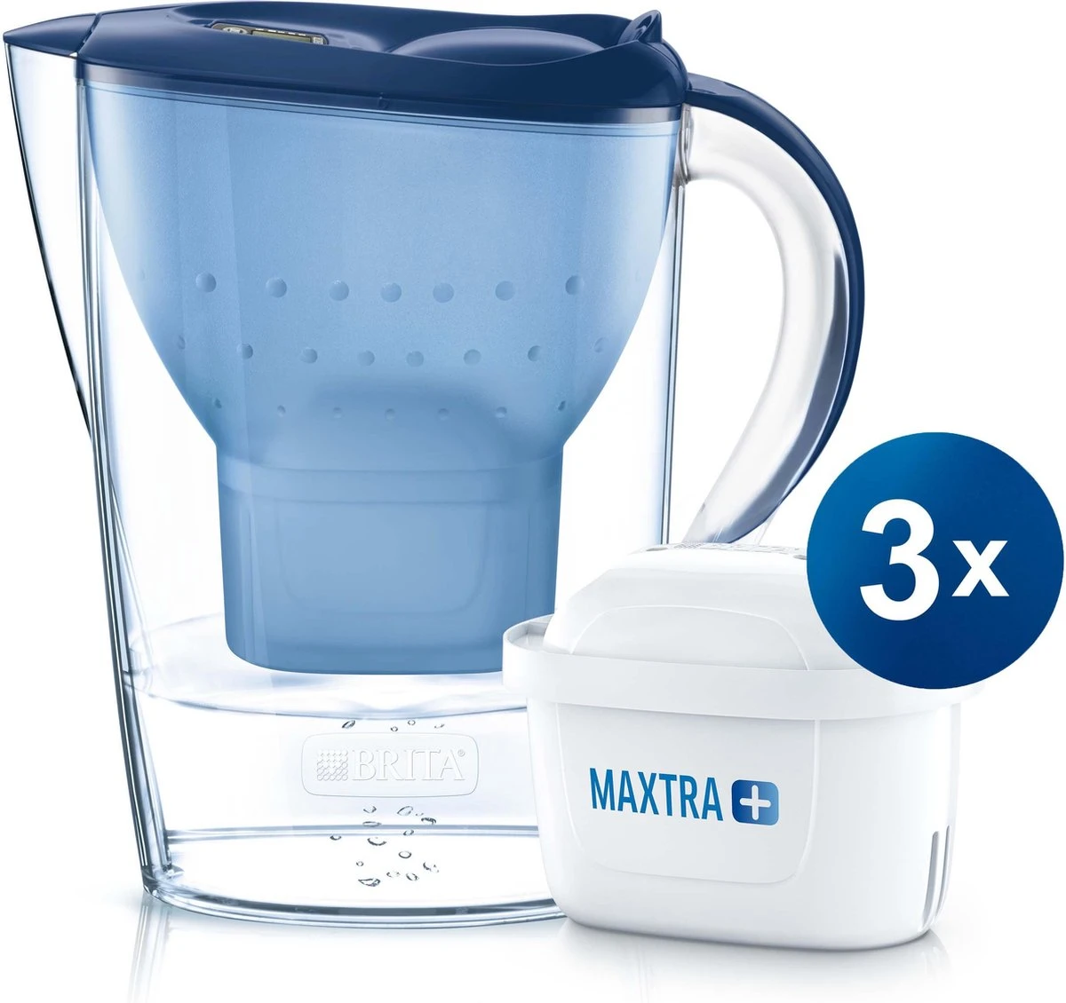 BRITA - Waterfilterkan Marella Cool - Blauw - 2,4L + 3 MAXTRA+ Waterfilterpatronen 16 BRITA - Waterfilterkan Marella Cool - Blauw - 2,4L + 3 MAXTRA+ Waterfilterpatronen - Afbeelding 14