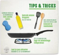 GreenChef Vintage Steelpan 16cm/1.6L - Zwart - Inductie - PFAS-vrij -Keuken Benodigdheden Winkel 1200x1135 6