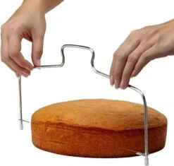 Brauch - Taartsnijder - Hoogwaardige Draad Mes - Verstelbaar