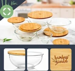 Klarstein Glazen Serveerschaal Met Bamboe Deksel - Afwasmachinebestendig - Veelzijdig Inzetbaar 15 Klarstein Glazen Serveerschaal Met Bamboe Deksel - Afwasmachinebestendig - Veelzijdig Inzetbaar -Keuken Benodigdheden Winkel 1200x1144 2