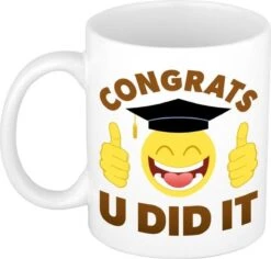 Geslaagd Gefeliciteerd Cadeau Mok / Beker Inclusief Afstudeer Kado Knuffel -Keuken Benodigdheden Winkel 1200x1146