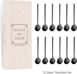 House Of Husk® Theelepels Set - Theelepeltjes - Koffielepels - Koffielepeltjes - RVS - 13cm - 12 Stuks - Zwart 16 House Of Husk® Theelepels Set - Theelepeltjes - Koffielepels - Koffielepeltjes - RVS - 13cm - 12 Stuks - Zwart -Keuken Benodigdheden Winkel 1200x1150
