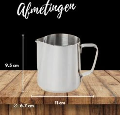 Merkloos Pazzo Goods - Melkkan - Melkkannetje Opschuim - Zilver - 350 Ml - Premium Kwaliteit - RVS - -Keuken Benodigdheden Winkel 1200x1153 10