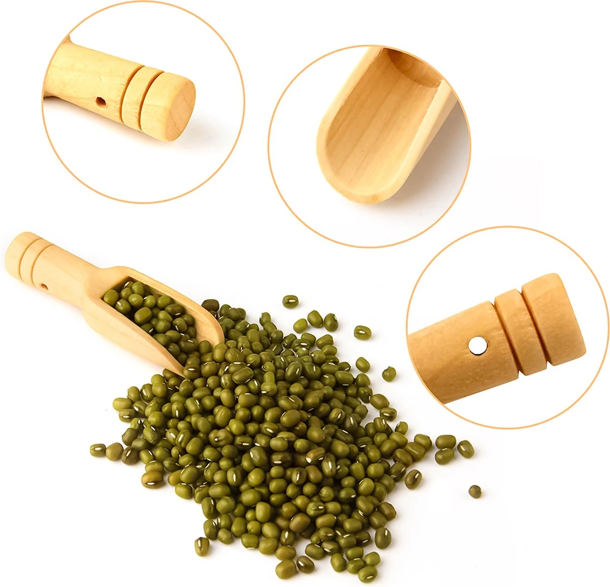 10 Stuks Mini Houten Lepels - Kleine Theelepeltjes - Houten Schepjes - Doseerschep Maatlepel - Lepels Voor Keuken, Koken, Kruiden, Koffie, Thee, Suiker En Zout - Spatel 9 10 Stuks Mini Houten Lepels - Kleine Theelepeltjes - Houten Schepjes - Doseerschep Maatlepel - Lepels Voor Keuken, Koken, Kruiden, Koffie, Thee, Suiker En Zout - Spatel - Afbeelding 7