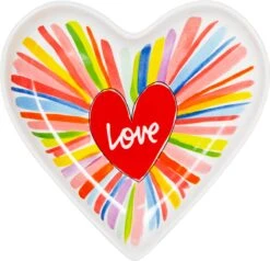 Blond Amsterdam Specials: Love Bord Hart Vorm Regenboog 22cm