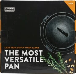 Merkloos Dutch Oven Medium Smokin' Flavours 12 Merkloos Dutch Oven Medium Smokin' Flavours -Keuken Benodigdheden Winkel 1200x1166 5