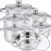 Herzberg Pannenset – 12-Delig – Voor Inductie En Gas – Vaatwasser Bestendig – RVS Met Glazen Deksels 2 Herzberg Pannenset – 12-Delig – Voor Inductie En Gas – Vaatwasser Bestendig – RVS Met Glazen Deksels -Keuken Benodigdheden Winkel 1200x1169 1