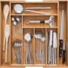 Gadgy Uitschuifbare Bestekbak - Uitschuifbare Bestekcassette Hout - Besteklade - Ladeverdeler - 6/8 Vakken - Bamboe -Keuken Benodigdheden Winkel 1200x1171 4