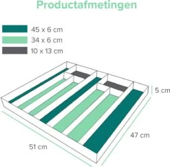Grote Bestekbak Bamboe 51x47cm | Besteklade Van Coninx | Bestekhouder | Opbergbak | Duurzaam | Voor Laden Van 47cm Diep -Keuken Benodigdheden Winkel 1200x1175