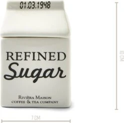 Riviera Maison Suikerpot, Voorraadpot - Carton Jar Sugar – Wit - (LxBxH) 7.6x7.6x10 Cm 11 Riviera Maison Suikerpot, Voorraadpot - Carton Jar Sugar – Wit - (LxBxH) 7.6x7.6x10 Cm -Keuken Benodigdheden Winkel 1200x1185 10