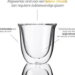 Dubbelwandige ESPRESSO Glazen Van Borosilicaat - Warme En Koude Dranken Kopjes - 70 ML - Set Van 6 24 Dubbelwandige ESPRESSO Glazen Van Borosilicaat - Warme En Koude Dranken Kopjes - 70 ML - Set Van 6 -Keuken Benodigdheden Winkel 1200x1195 24