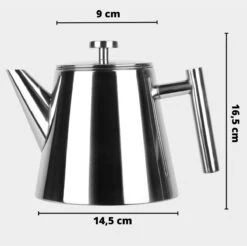 Castagnola Theepot Met Filter – Theekan – Theepot Dubbelwandig – Theepot Roestvrijstaal – Hoogwaardig RVS – 1 Liter – 5 Kopjes Thee – Zilver Glans 14 Castagnola Theepot Met Filter – Theekan – Theepot Dubbelwandig – Theepot Roestvrijstaal – Hoogwaardig RVS – 1 Liter – 5 Kopjes Thee – Zilver Glans -Keuken Benodigdheden Winkel 1200x1195 35